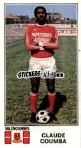 Sticker Claude Coumba - Football France 1976-1977 n. 353 - Panini