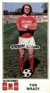 Sticker Yan Wrazy - Football France 1976-1977 n. 357 - Panini