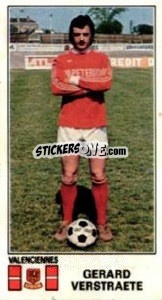 Sticker Gerard Verstraete - Football France 1976-1977 - Panini