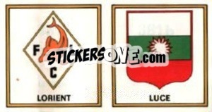 Cromo Badge Lorient - Luce - Football France 1976-1977 - Panini