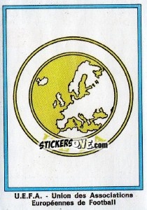 Cromo Badge (UEFA) - Football France 1975-1976 - Panini
