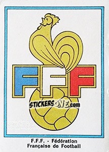 Sticker Badge (FFF) - Football France 1975-1976 n. 3 - Panini