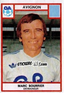 Sticker Marc Bouriier - Football France 1975-1976 - Panini