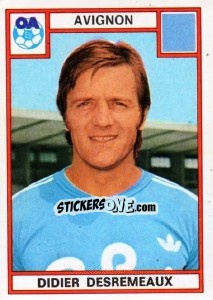 Sticker Didier Desremeaux - Football France 1975-1976 - Panini