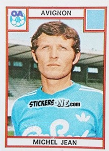 Figurina Michel Jean - Football France 1975-1976 - Panini