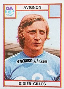 Sticker Didier Gilles - Football France 1975-1976 - Panini