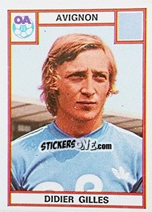 Sticker Didier Gilles - Football France 1975-1976 n. 13 - Panini