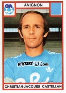 Sticker Christian-Jacques Castellan - Football France 1975-1976 - Panini
