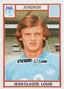 Figurina Jean-Claude Louis - Football France 1975-1976 - Panini