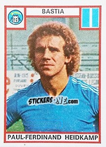 Cromo Paul-Ferdinand Heidkamp - Football France 1975-1976 - Panini