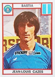 Cromo Jean-Louis Cazes - Football France 1975-1976 - Panini