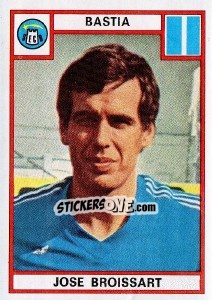 Sticker Jose Broissart - Football France 1975-1976 - Panini