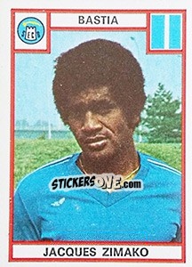 Sticker Jacques Zimako - Football France 1975-1976 n. 35 - Panini