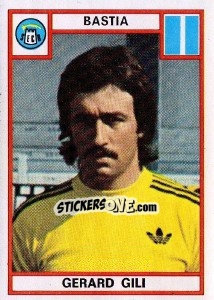 Sticker Gerard Gili - Football France 1975-1976 - Panini
