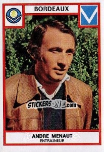 Sticker Andre Menaut - Football France 1975-1976 - Panini