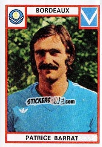 Sticker Patrice Barrat - Football France 1975-1976 - Panini