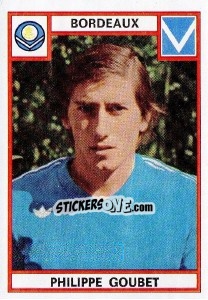 Sticker Philippe Goubet - Football France 1975-1976 n. 49 - Panini