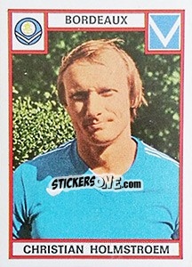 Cromo Christian Holmstroem - Football France 1975-1976 - Panini