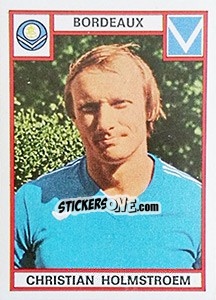 Sticker Christian Holmstroem - Football France 1975-1976 n. 54 - Panini