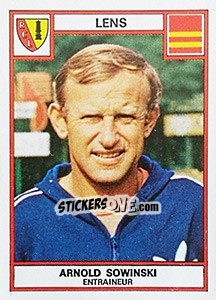 Sticker Arnold Sowinski - Football France 1975-1976 - Panini