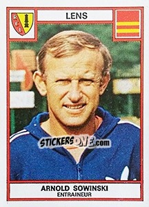 Sticker Arnold Sowinski - Football France 1975-1976 n. 57 - Panini
