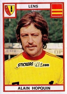 Cromo Alain Hopquin - Football France 1975-1976 - Panini