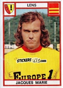Sticker Jacques Marie - Football France 1975-1976 - Panini