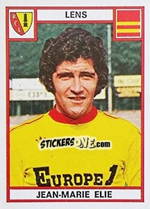 Sticker Jean-Marie Elie - Football France 1975-1976 - Panini