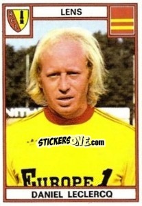 Figurina Daniel Leclerq - Football France 1975-1976 - Panini