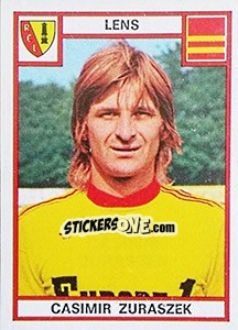 Cromo Casimir Zuraszek - Football France 1975-1976 - Panini