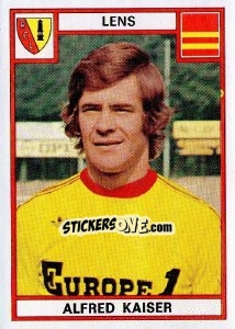 Cromo Alfred Kaiser - Football France 1975-1976 - Panini