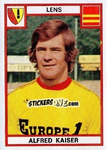 Sticker Alfred Kaiser - Football France 1975-1976 n. 70 - Panini