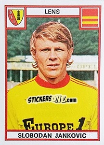 Sticker Slobodan Jankovic - Football France 1975-1976 - Panini
