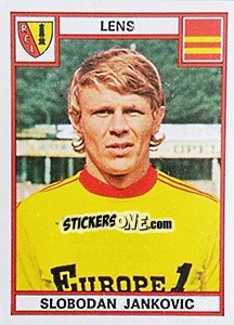 Sticker Slobodan Jankovic - Football France 1975-1976 n. 71 - Panini