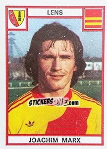 Sticker Joachim Marx - Football France 1975-1976 n. 72 - Panini