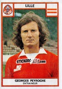 Sticker Georges Peyroche - Football France 1975-1976 n. 74 - Panini