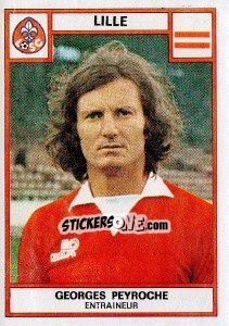 Figurina Georges Peyroche - Football France 1975-1976 - Panini