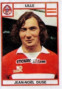 Figurina Jean-Noel Duse - Football France 1975-1976 n. 75 - Panini