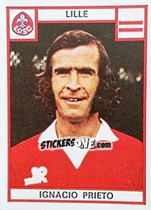 Figurina Ignacio Prieto - Football France 1975-1976 n. 80 - Panini