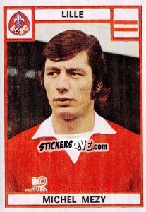 Sticker Michel Mezy - Football France 1975-1976 - Panini