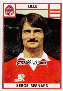 Sticker Serge Besnard - Football France 1975-1976 n. 83 - Panini
