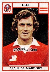 Cromo Alain De Martigny - Football France 1975-1976 n. 89 - Panini