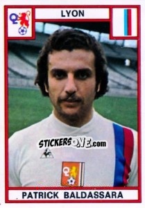 Cromo Patrick Baldassara - Football France 1975-1976 - Panini