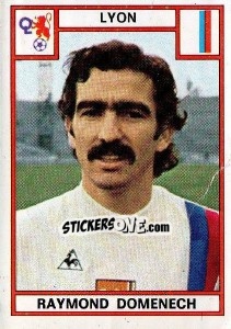 Sticker Raymond Domenech - Football France 1975-1976 - Panini
