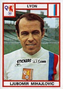 Sticker Ljubomir Mihajlovic - Football France 1975-1976 - Panini