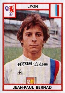 Cromo Jean-Paul Bernad - Football France 1975-1976 - Panini