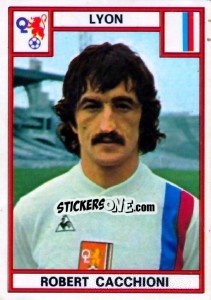 Cromo Robert Cacchioni - Football France 1975-1976 - Panini