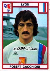 Sticker Robert Cacchioni - Football France 1975-1976 n. 99 - Panini
