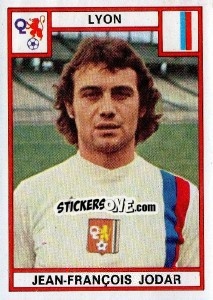 Sticker Jean-Francois Jodar - Football France 1975-1976 - Panini