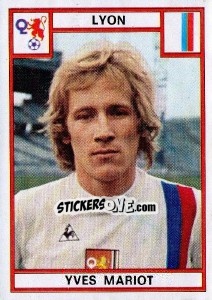 Figurina Yves Mariot - Football France 1975-1976 n. 105 - Panini